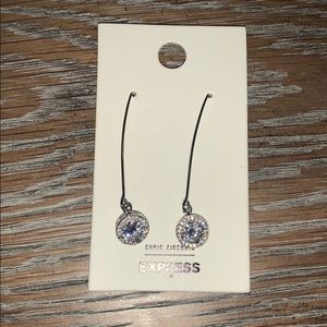 Womans hang drop earrings